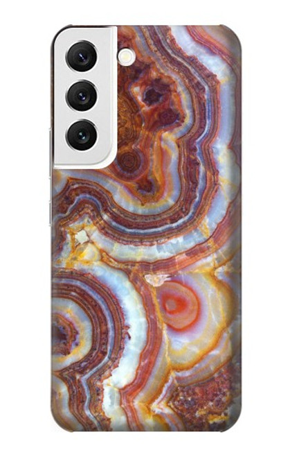 W3034 Colored Marble Texture Printed Funda Carcasa Case y Caso Del Tirón Funda para Samsung Galaxy S22