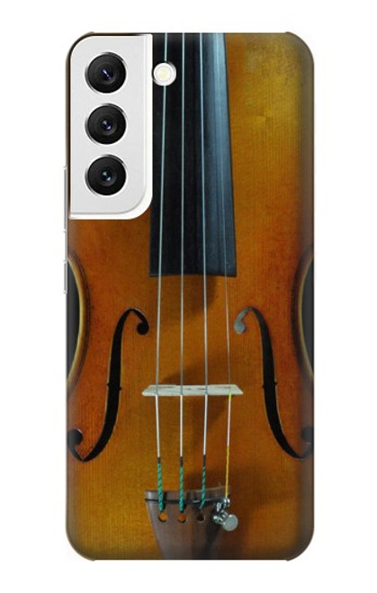 W3234 Violin Funda Carcasa Case y Caso Del Tirón Funda para Samsung Galaxy S22