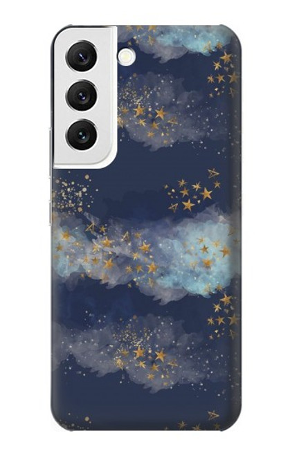 W3364 Gold Star Sky Funda Carcasa Case y Caso Del Tirón Funda para Samsung Galaxy S22