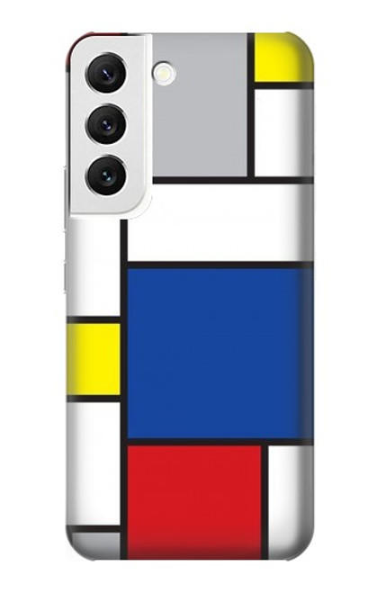 W3536 Modern Art Funda Carcasa Case y Caso Del Tirón Funda para Samsung Galaxy S22