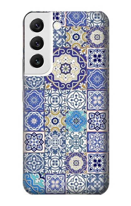 W3537 Moroccan Mosaic Pattern Funda Carcasa Case y Caso Del Tirón Funda para Samsung Galaxy S22