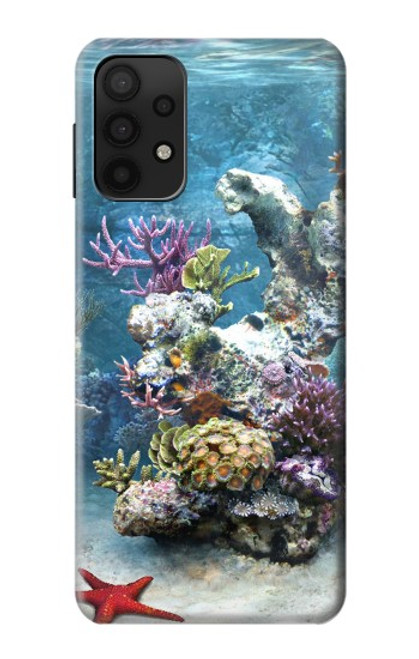 W0227 Aquarium Funda Carcasa Case y Caso Del Tirón Funda para Samsung Galaxy M32 5G