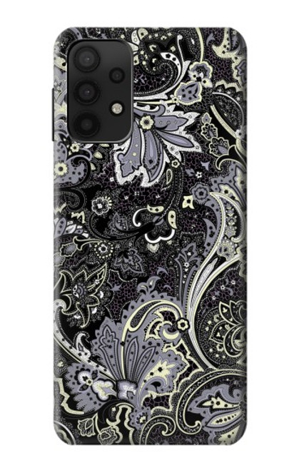 W3251 Batik Flower Pattern Funda Carcasa Case y Caso Del Tirón Funda para Samsung Galaxy M32 5G