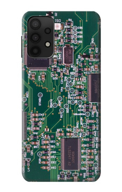 W3519 Electronics Circuit Board Graphic Funda Carcasa Case y Caso Del Tirón Funda para Samsung Galaxy M32 5G