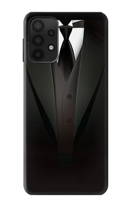W3534 Men Suit Funda Carcasa Case y Caso Del Tirón Funda para Samsung Galaxy M32 5G
