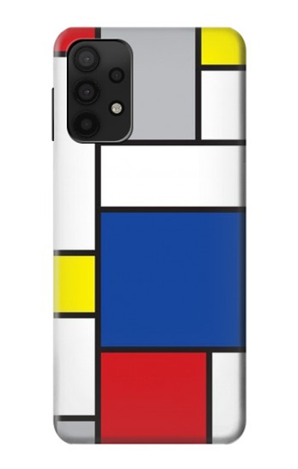 W3536 Modern Art Funda Carcasa Case y Caso Del Tirón Funda para Samsung Galaxy M32 5G