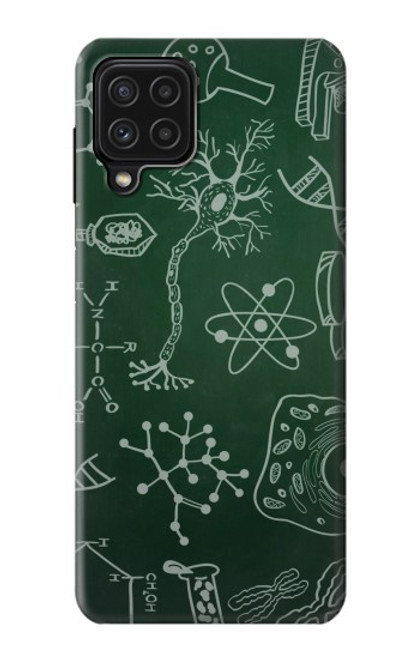 W3211 Science Green Board Funda Carcasa Case y Caso Del Tirón Funda para Samsung Galaxy M22