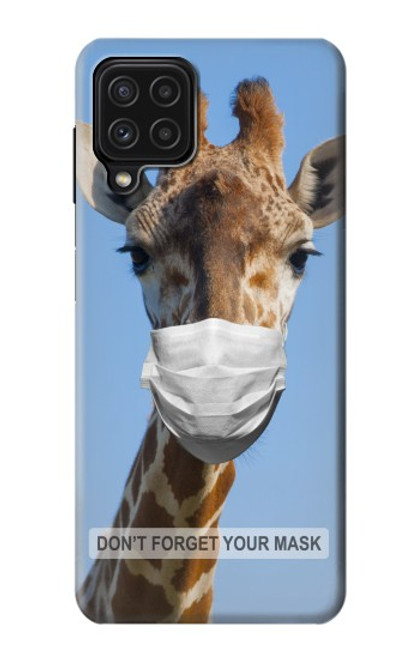 W3806 Funny Giraffe Funda Carcasa Case y Caso Del Tirón Funda para Samsung Galaxy M22