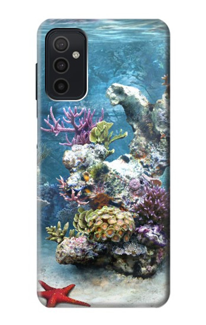 W0227 Aquarium Funda Carcasa Case y Caso Del Tirón Funda para Samsung Galaxy M52 5G