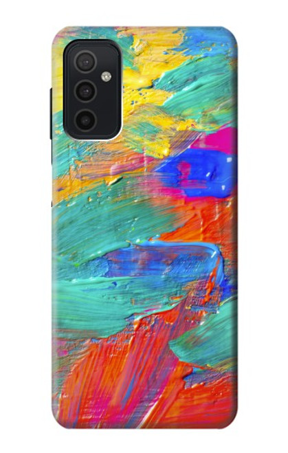 W2942 Brush Stroke Painting Funda Carcasa Case y Caso Del Tirón Funda para Samsung Galaxy M52 5G