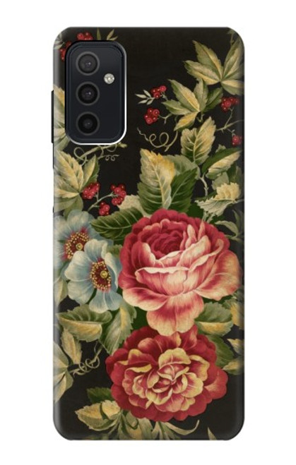 W3013 Vintage Antique Roses Funda Carcasa Case y Caso Del Tirón Funda para Samsung Galaxy M52 5G