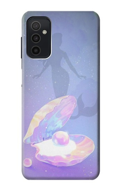 W3823 Beauty Pearl Mermaid Funda Carcasa Case y Caso Del Tirón Funda para Samsung Galaxy M52 5G