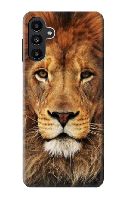 W2870 Lion King of Beasts Funda Carcasa Case y Caso Del Tirón Funda para Samsung Galaxy A13 5G