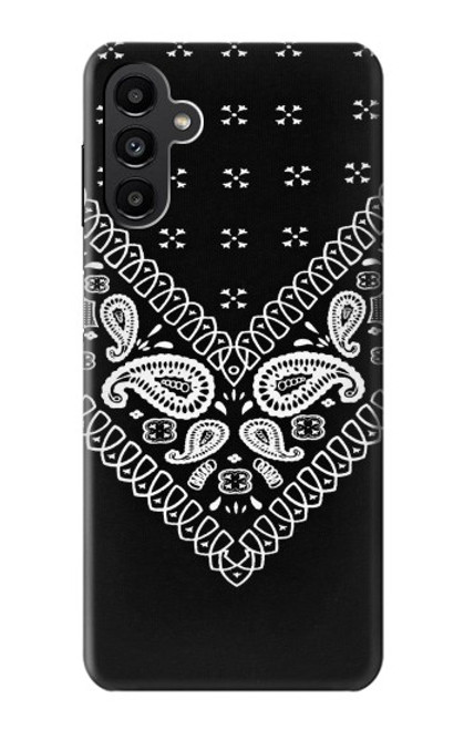 W3363 Bandana Black Pattern Funda Carcasa Case y Caso Del Tirón Funda para Samsung Galaxy A13 5G