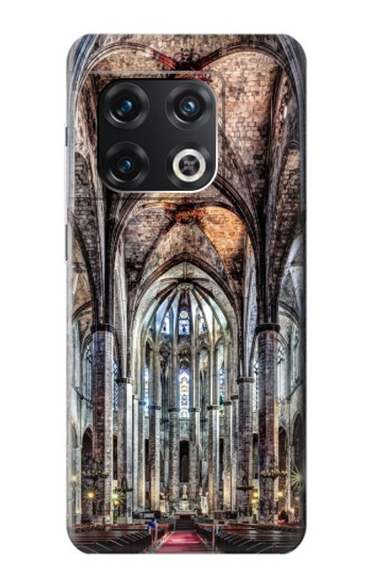 W3210 Santa Maria Del Mar Cathedral Funda Carcasa Case y Caso Del Tirón Funda para OnePlus 10 Pro