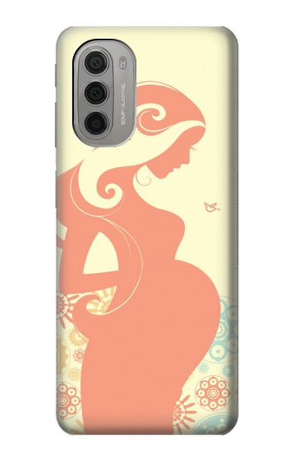 W0815 Pregnant Art Funda Carcasa Case y Caso Del Tirón Funda para Motorola Moto G51 5G