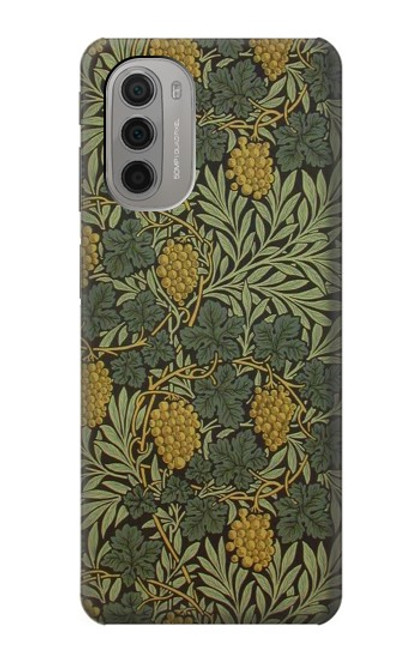 W3662 William Morris Vine Pattern Funda Carcasa Case y Caso Del Tirón Funda para Motorola Moto G51 5G