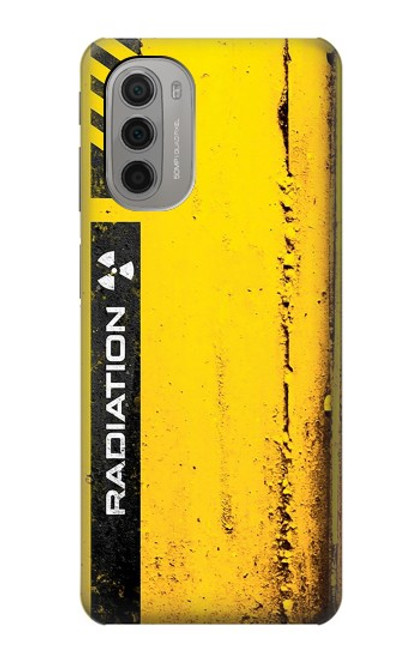 W3714 Radiation Warning Funda Carcasa Case y Caso Del Tirón Funda para Motorola Moto G51 5G