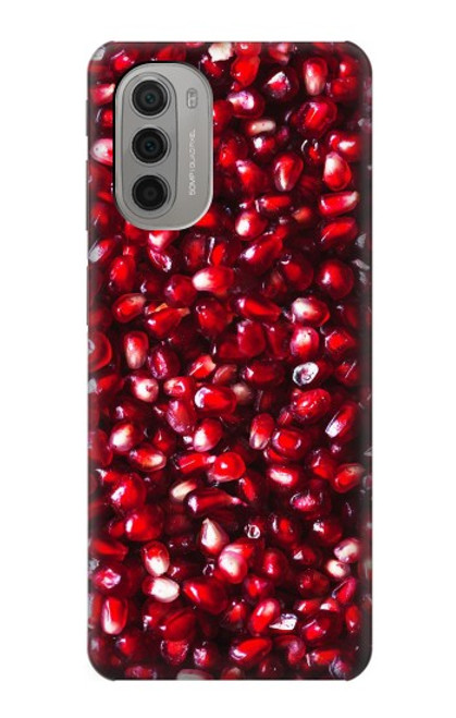 W3757 Pomegranate Funda Carcasa Case y Caso Del Tirón Funda para Motorola Moto G51 5G