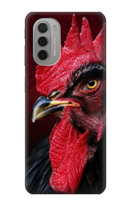 W3797 Chicken Rooster Funda Carcasa Case y Caso Del Tirón Funda para Motorola Moto G51 5G