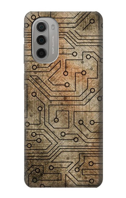 W3812 PCB Print Design Funda Carcasa Case y Caso Del Tirón Funda para Motorola Moto G51 5G