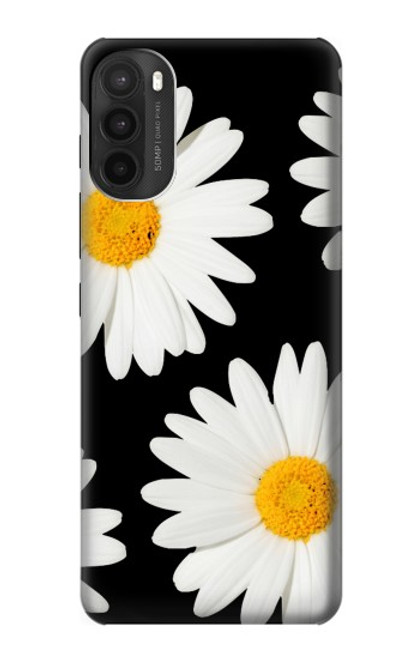 W2477 Daisy flower Funda Carcasa Case y Caso Del Tirón Funda para Motorola Moto G71 5G