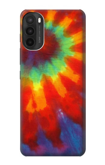 W2985 Colorful Tie Dye Texture Funda Carcasa Case y Caso Del Tirón Funda para Motorola Moto G71 5G