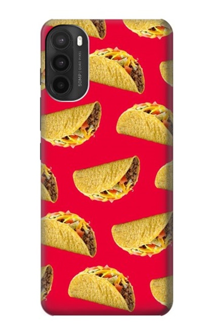 W3755 Mexican Taco Tacos Funda Carcasa Case y Caso Del Tirón Funda para Motorola Moto G71 5G
