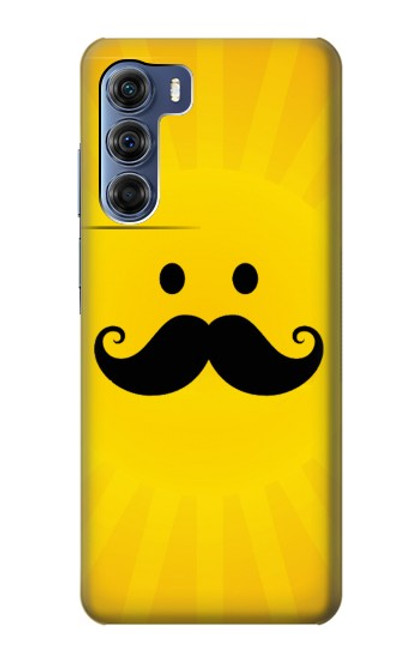 W1145 Yellow Mustache Sun Funda Carcasa Case y Caso Del Tirón Funda para Motorola Edge S30