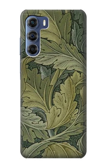 W3790 William Morris Acanthus Leaves Funda Carcasa Case y Caso Del Tirón Funda para Motorola Edge S30