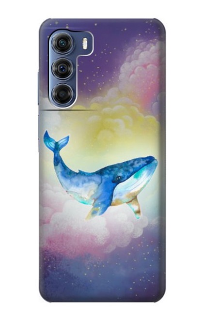 W3802 Dream Whale Pastel Fantasy Funda Carcasa Case y Caso Del Tirón Funda para Motorola Edge S30