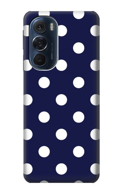 W3533 Blue Polka Dot Funda Carcasa Case y Caso Del Tirón Funda para Motorola Edge X30