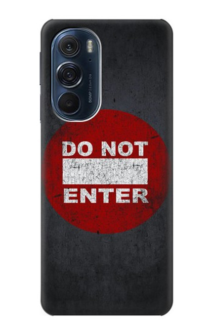 W3683 Do Not Enter Funda Carcasa Case y Caso Del Tirón Funda para Motorola Edge X30