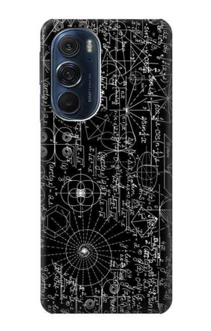 W3808 Mathematics Blackboard Funda Carcasa Case y Caso Del Tirón Funda para Motorola Edge X30