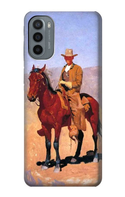 W0772 Cowboy Western Funda Carcasa Case y Caso Del Tirón Funda para Motorola Moto G31