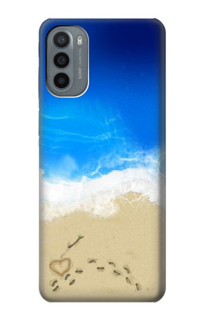 W0912 Relax Beach Funda Carcasa Case y Caso Del Tirón Funda para Motorola Moto G31