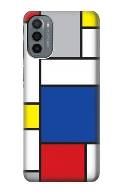 W3536 Modern Art Funda Carcasa Case y Caso Del Tirón Funda para Motorola Moto G31