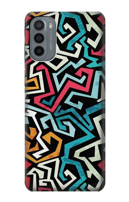 W3712 Pop Art Pattern Funda Carcasa Case y Caso Del Tirón Funda para Motorola Moto G31