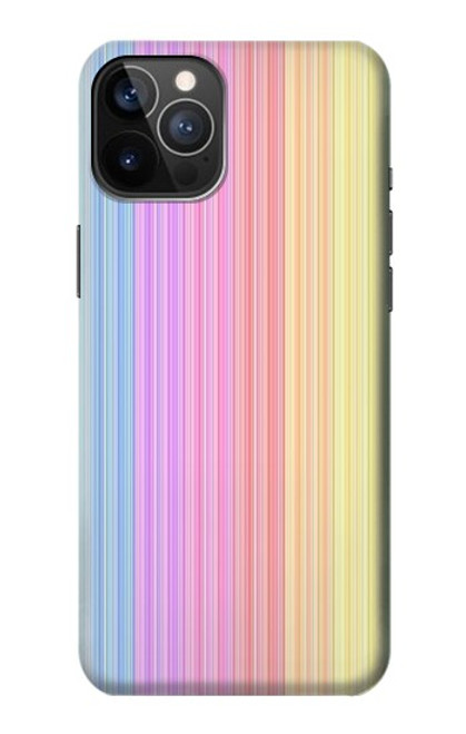 W3849 Colorful Vertical Colors Funda Carcasa Case y Caso Del Tirón Funda para iPhone 12, iPhone 12 Pro