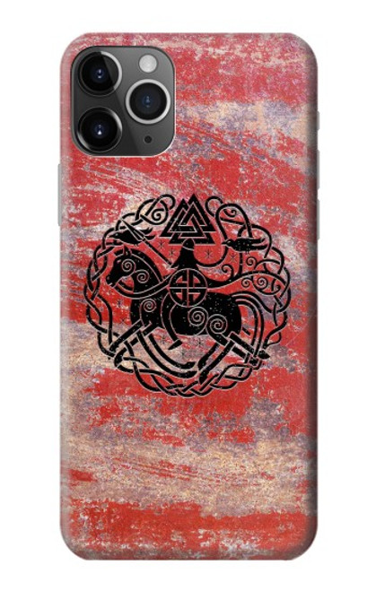 W3831 Viking Norse Ancient Symbol Funda Carcasa Case y Caso Del Tirón Funda para iPhone 11 Pro