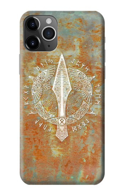 W3827 Gungnir Spear of Odin Norse Viking Symbol Funda Carcasa Case y Caso Del Tirón Funda para iPhone 11 Pro Max