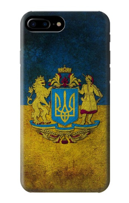 W3858 Ukraine Vintage Flag Funda Carcasa Case y Caso Del Tirón Funda para iPhone 7 Plus, iPhone 8 Plus
