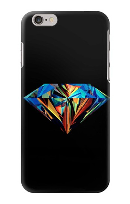 W3842 Abstract Colorful Diamond Funda Carcasa Case y Caso Del Tirón Funda para iPhone 6 6S