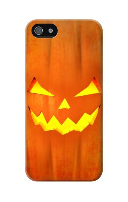 W3828 Pumpkin Halloween Funda Carcasa Case y Caso Del Tirón Funda para iPhone 5C