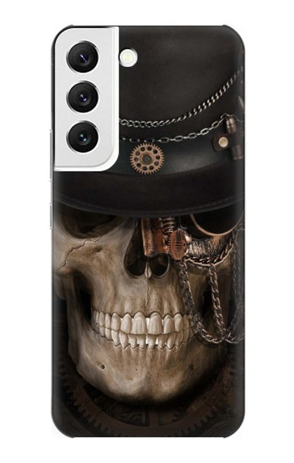 W3852 Steampunk Skull Funda Carcasa Case y Caso Del Tirón Funda para Samsung Galaxy S22