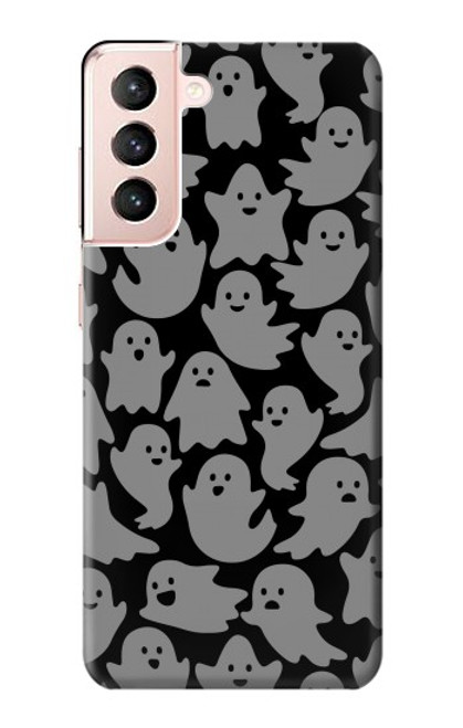 W3835 Cute Ghost Pattern Funda Carcasa Case y Caso Del Tirón Funda para Samsung Galaxy S21 5G