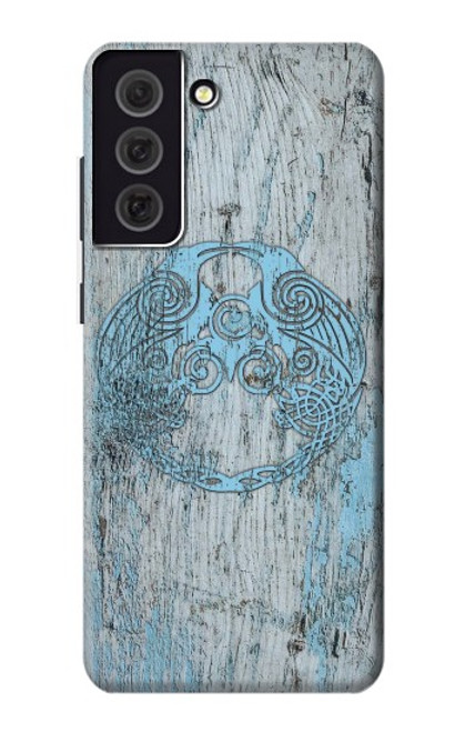 W3829 Huginn And Muninn Twin Ravens Norse Funda Carcasa Case y Caso Del Tirón Funda para Samsung Galaxy S21 FE 5G