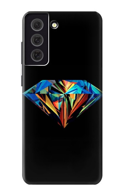 W3842 Abstract Colorful Diamond Funda Carcasa Case y Caso Del Tirón Funda para Samsung Galaxy S21 FE 5G