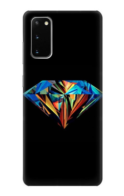 W3842 Abstract Colorful Diamond Funda Carcasa Case y Caso Del Tirón Funda para Samsung Galaxy S20