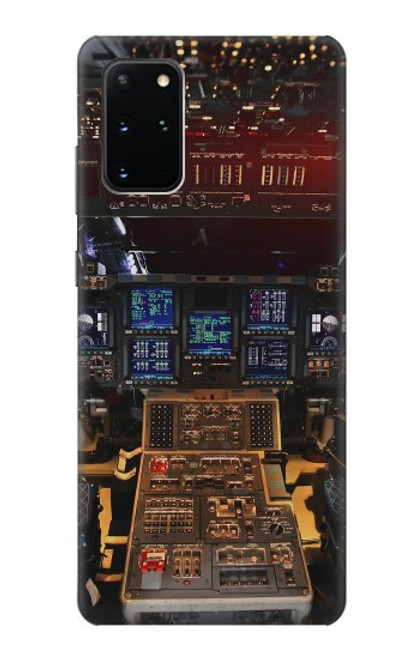 W3836 Airplane Cockpit Funda Carcasa Case y Caso Del Tirón Funda para Samsung Galaxy S20 Plus, Galaxy S20+
